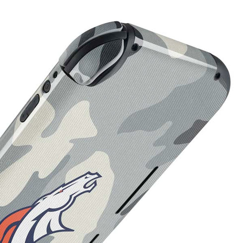 NFL Denver Broncos Camo Nintendo Switch Lite Skin